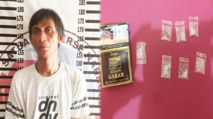 Jadi pengedar Narkotika,Â  Warga Menggala Kota di Tangkap Polres Tulang Bawang